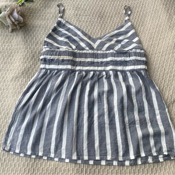 Primark Gray and white Striped top - Picture 4 of 11
